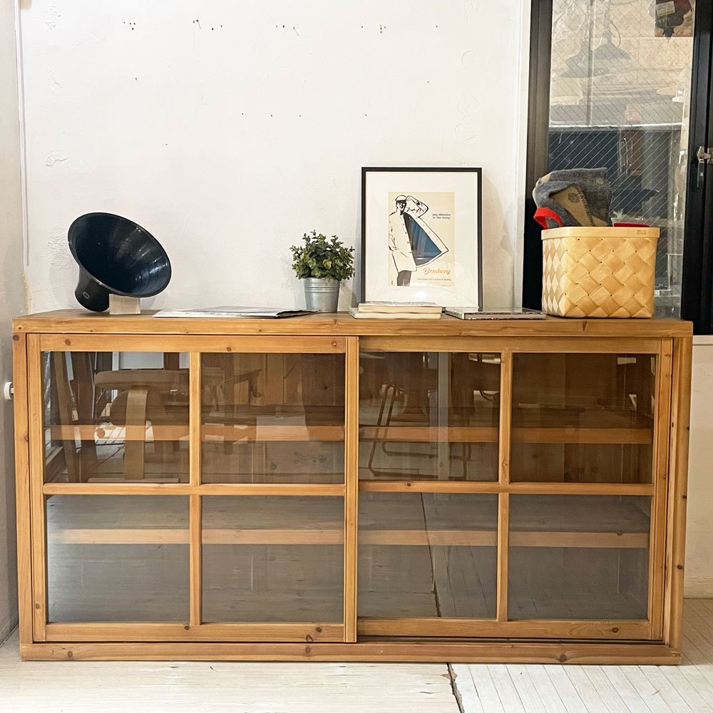 クラッシュゲート CRASH GATE ノットアンティークス Knot Antiques HACHISU CABINET ハチスキャビネット サイドキャビネット ★