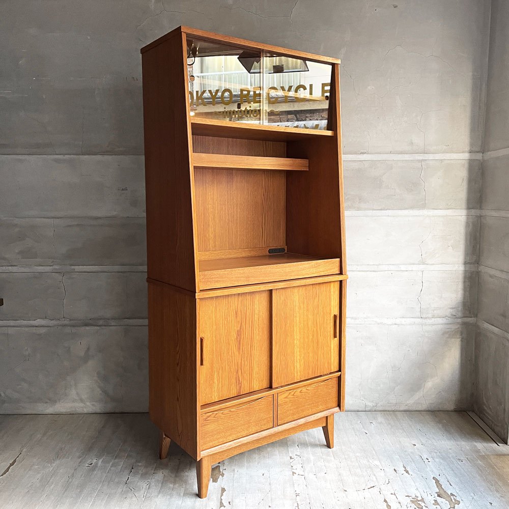 希少 unico SIGNE ウニコ シグネ キッチンボード 食器棚 飾り棚 GMFH268○unico / ウニコ SIGNE シグネ キッチンボード カップボード