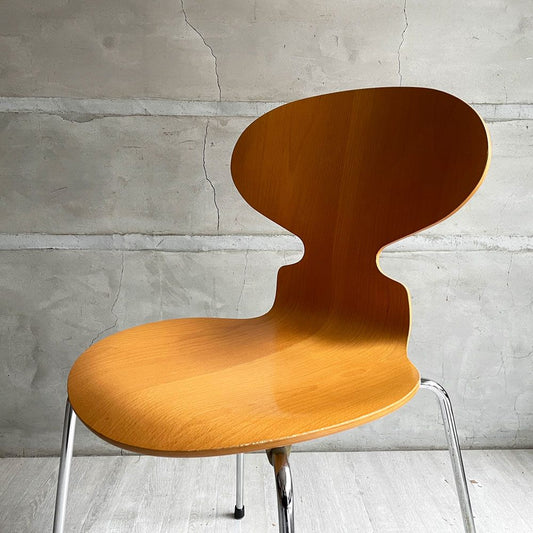 フリッツハンセン Fritz Hansen 3101 アリンコチェア アントチェア 4本脚 ナチュラルビーチ ラッカー仕上げ アルネ・ヤコブセン A ♪