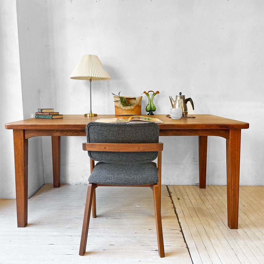 大原工芸 ダイニングテーブル ウォールナット無垢材 信州木工会 大原一徳:作 クラフト家具 オーダー家具 ★