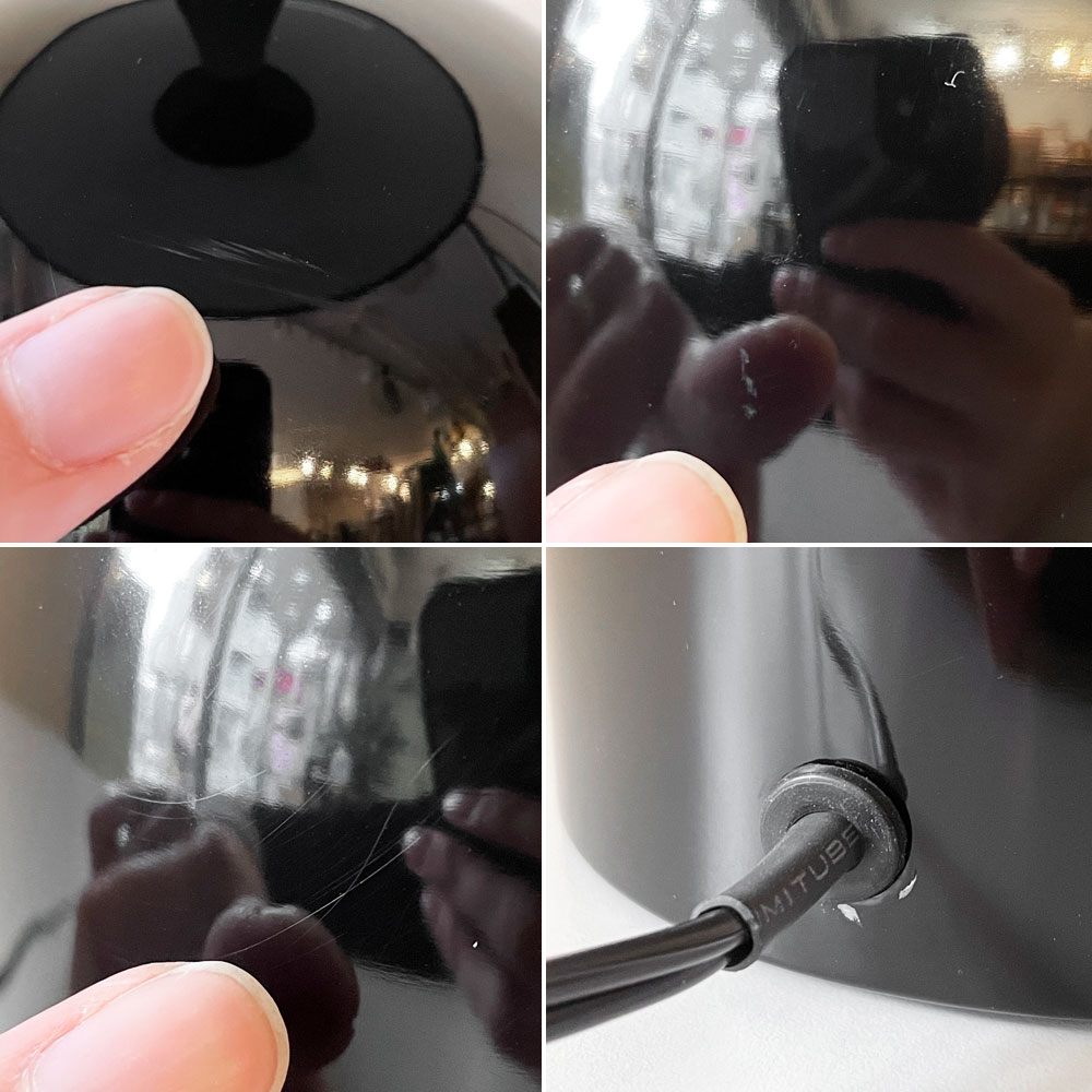 トムディクソン Tom Dixon ベル BELL TABLE テーブルライト ブラック H43cm 無段階調光 箱付 定価¥143,000- 廃番カラー ◎