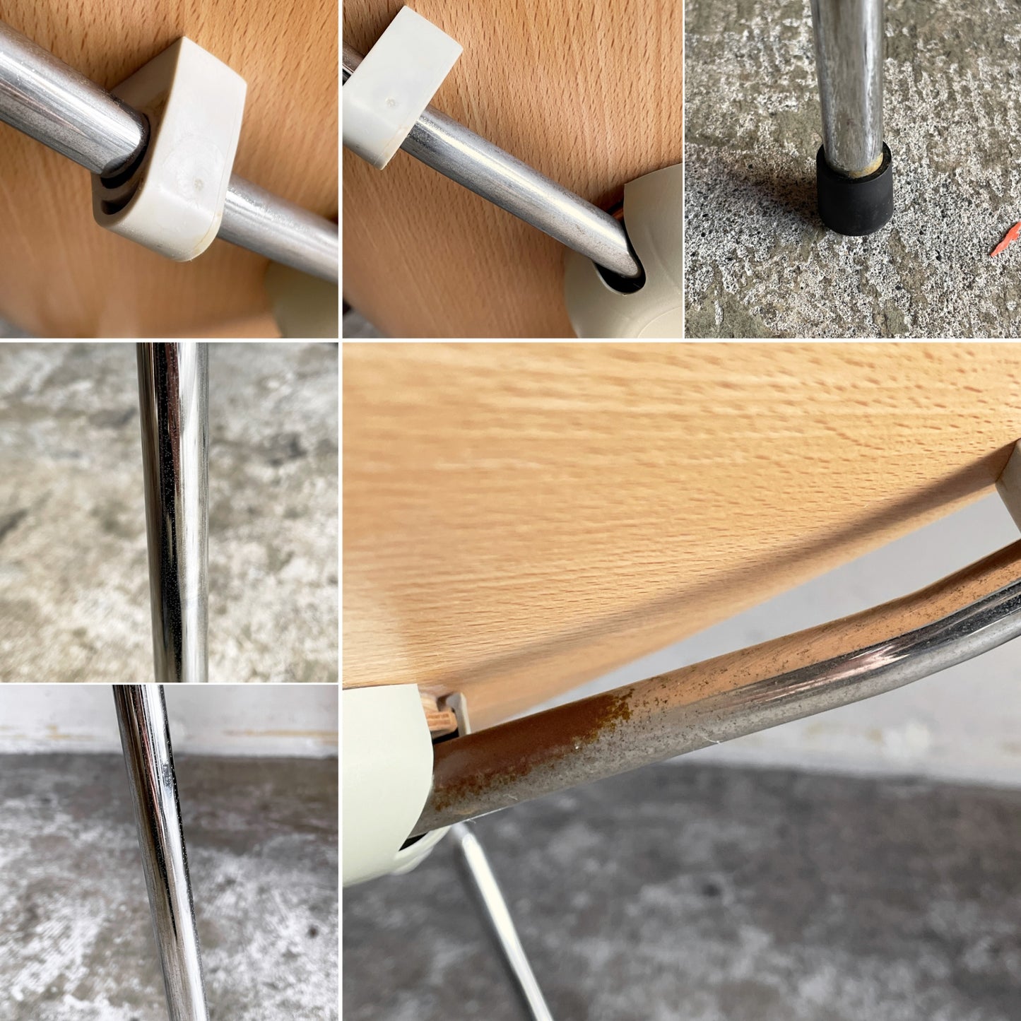 フリッツハンセン Fritz Hansen 3107 セブンチェア ビーチ材 ナチュラル ラッカー仕上げ アルネ・ヤコブセン スタッキング デンマーク 北欧家具 A ■
