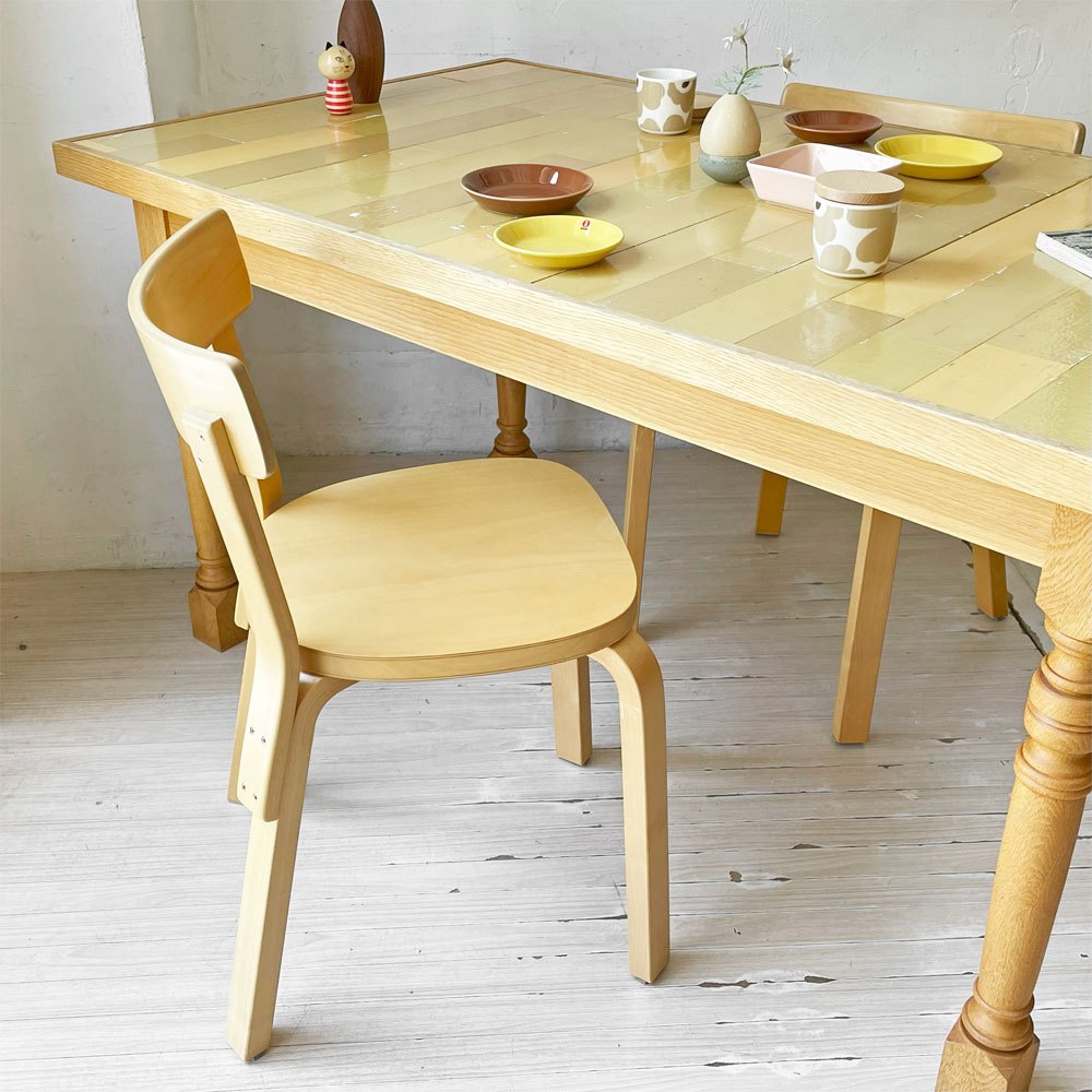アルテック artek チェア69 Chair69 ダイニングチェア ナチュラルラッカー アルヴァ・アアルト Alva Aalto フィンランド 北欧家具 B ★
