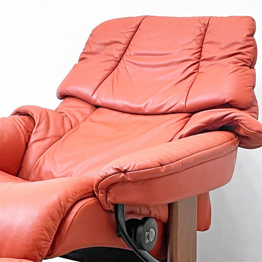 エコーネス EKORNES ストレスレスチェア Stressless レノ RENO リクライニングチェア オットマンセット Mサイズ ノルウェー 北欧家具 ●