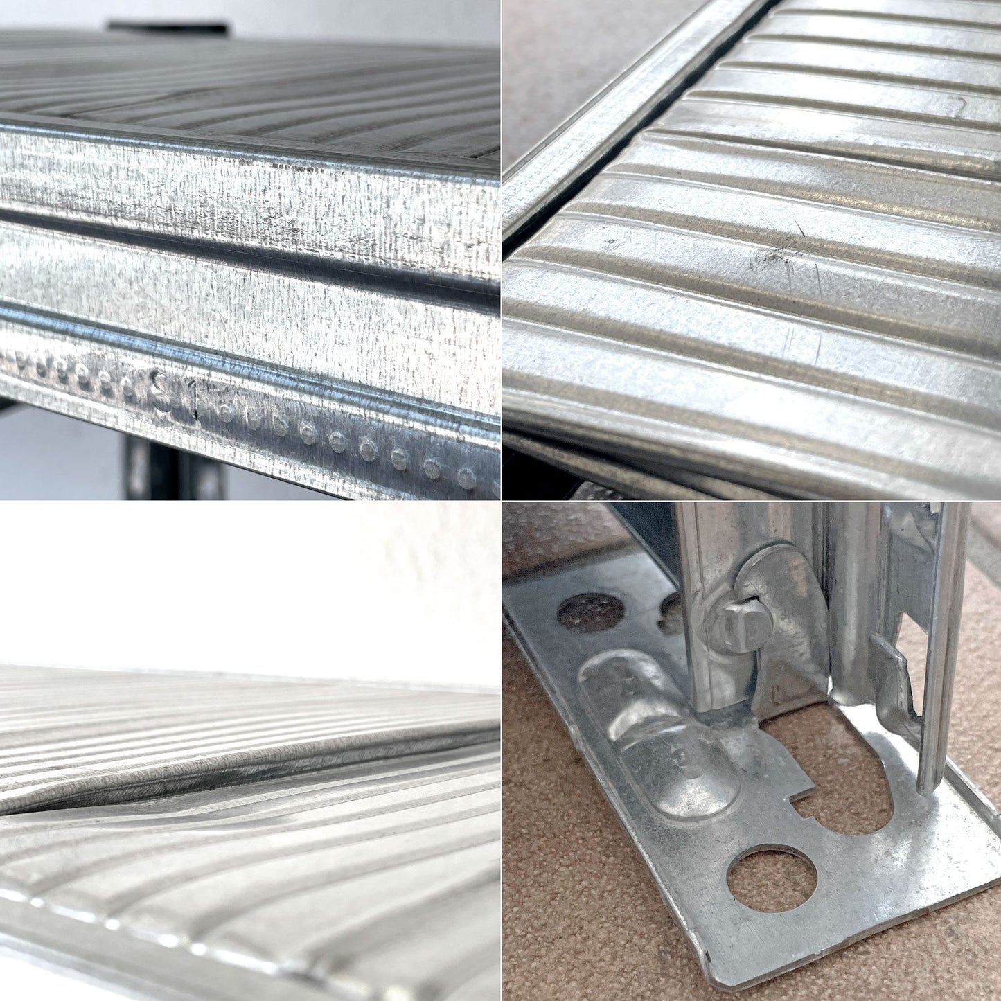 メタルシステム METALSISTEM スーパー123シリーズ スチールシェルフ 4段 4 TIER STEEL SHELF W113 D32 H107 イタリア製 ◇