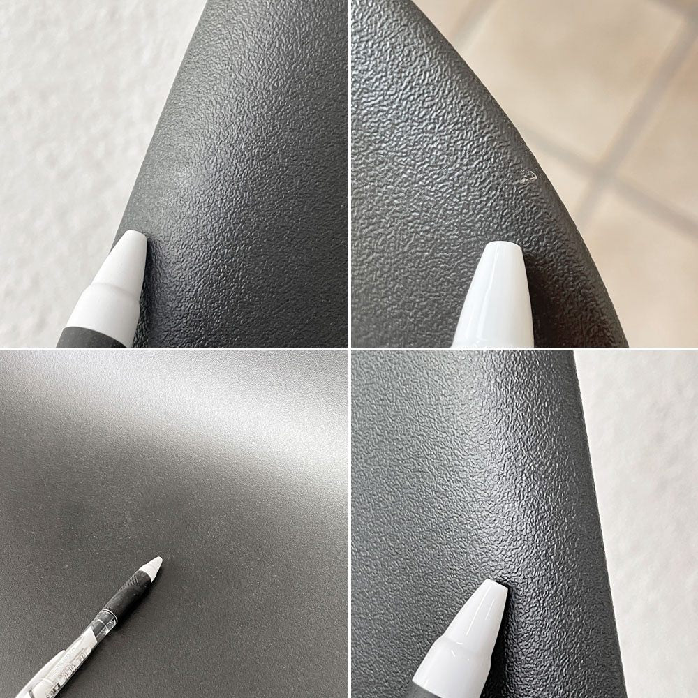 ハーマンミラー Herman Miller サイドシェルチェア ポリプロピレン製 オールブラック エッフェルベース C&R イームズ ミッドセンチュリー ◇