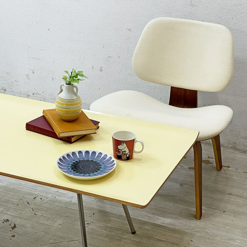 イデー IDEE スティングレイテーブル ローテーブル コーヒーテーブル 水返し プライウッド 廃番 希少 ●