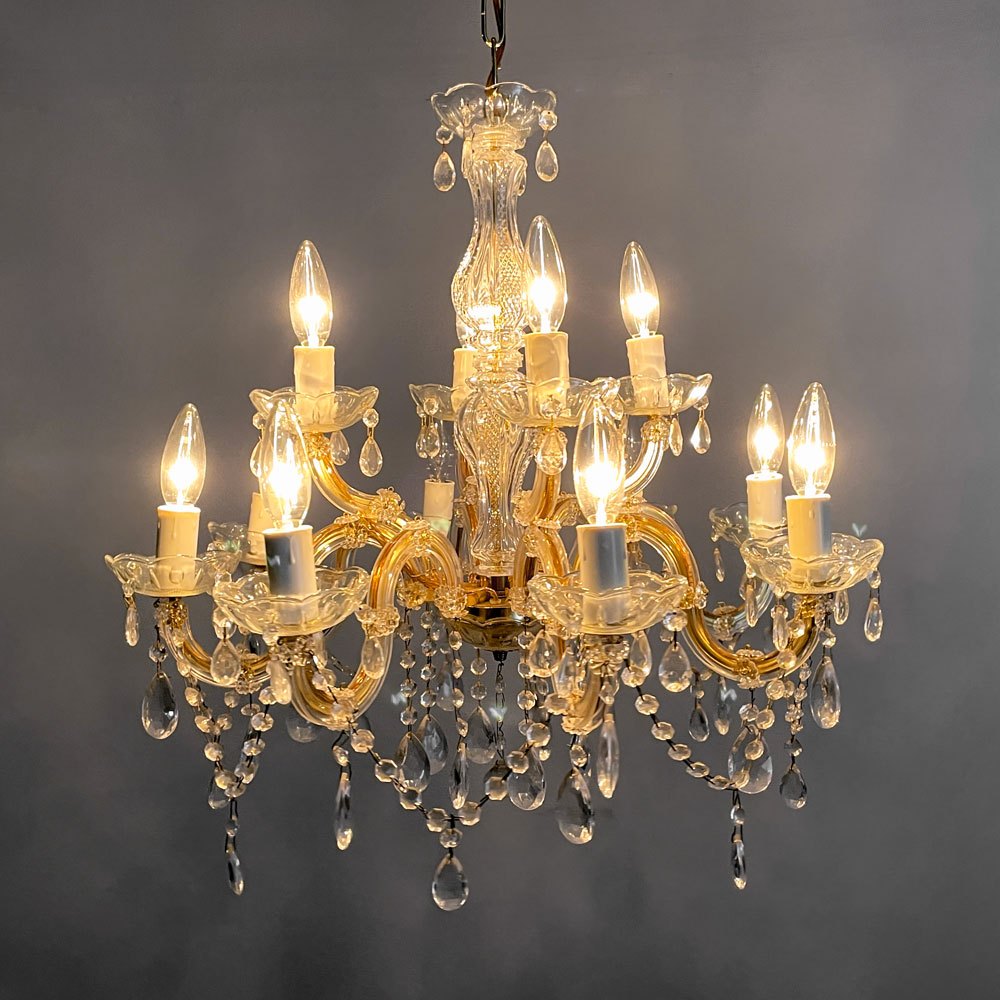 希少・イタリア製】Italamp Dorado 742/6+3 シャンデリア