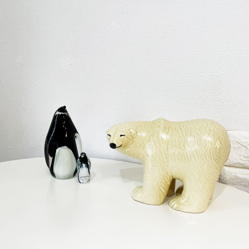 ポーラーベア Polar bear 親熊 白熊 リサラーソン Lisa Larson オブジェ 北欧雑貨 復刻品 ◎
