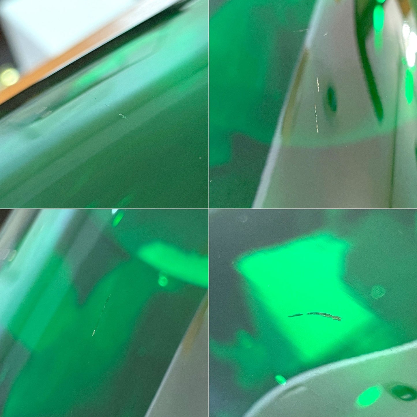 エルエスエー LSA ガラスフラワーベース 高さ36cm 花瓶 グリーン ◇