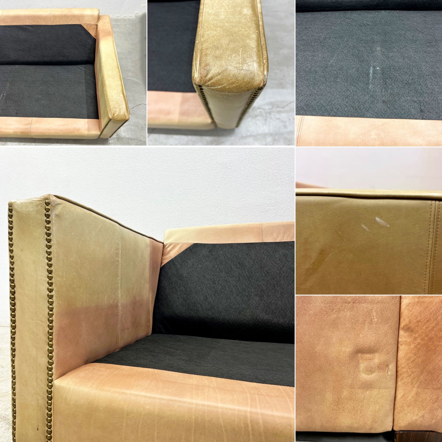ハロ HALO ニューカウントヘンリー 2Pソファ NEW COUNT HENRY 2P SOFA インダストリアル ASPULND取扱 定価 \385,000- ●