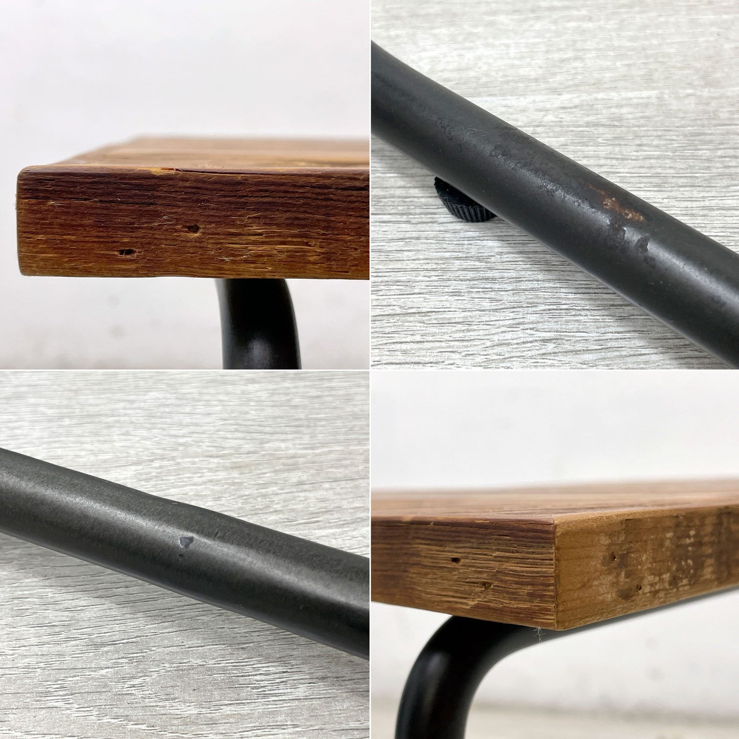 クラッシュゲート CRASH GATE ノットアンティークス Knot antiques チャイ サイドテーブル CHAY SIDE TABLE パイン古材 工業系 定価¥18,700- ●