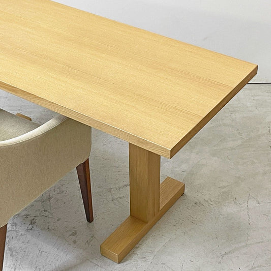 アクタス ACTUS オウン エフ OWN-F ダイニングテーブル オーク材 W150cm ナチュラルデザイン 廃番 ●