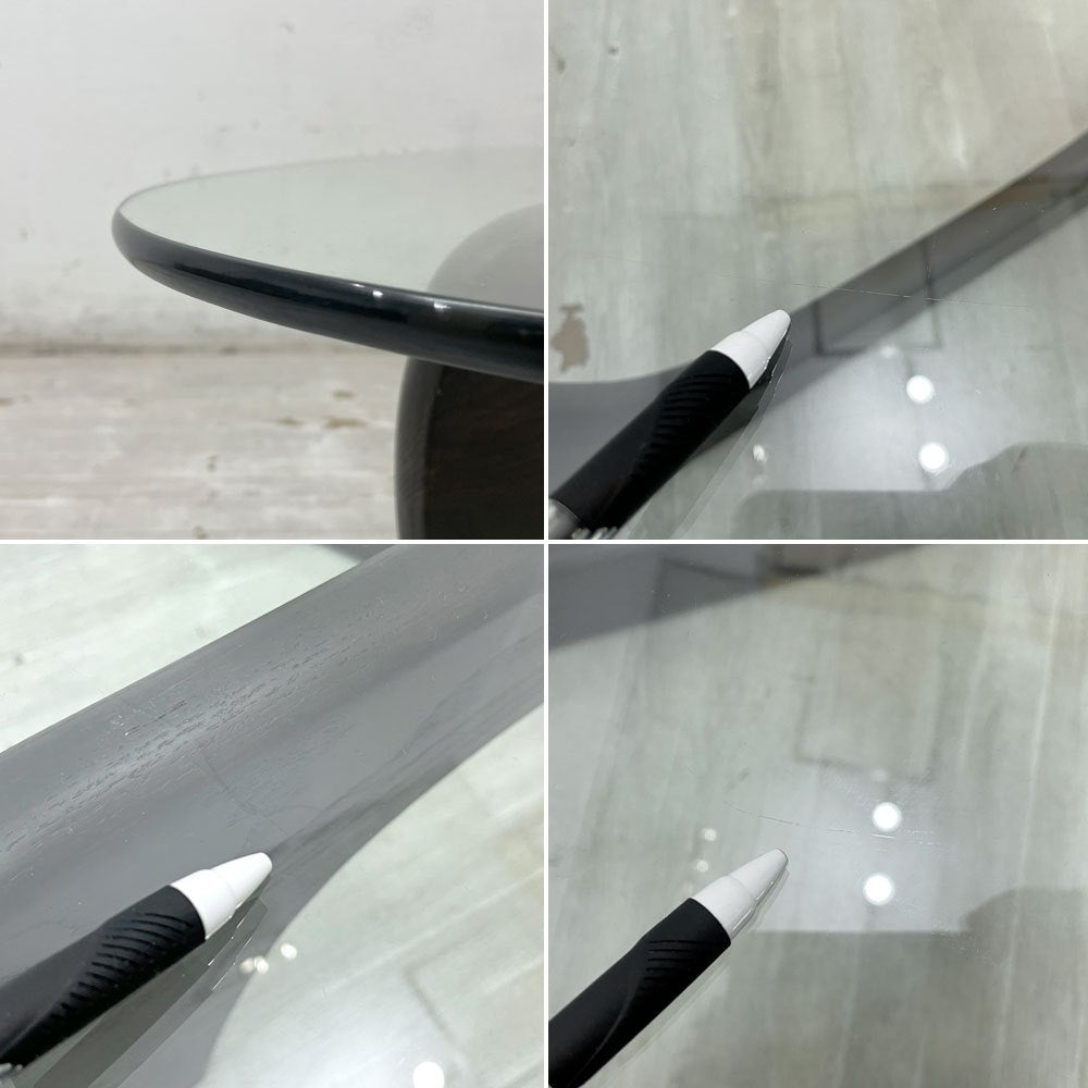 イサムノグチ Isamu Noguchi コーヒーテーブル Coffee Table ガラス天板 厚13mm リプロダクト品 デザイナーズ家具 名作 ●