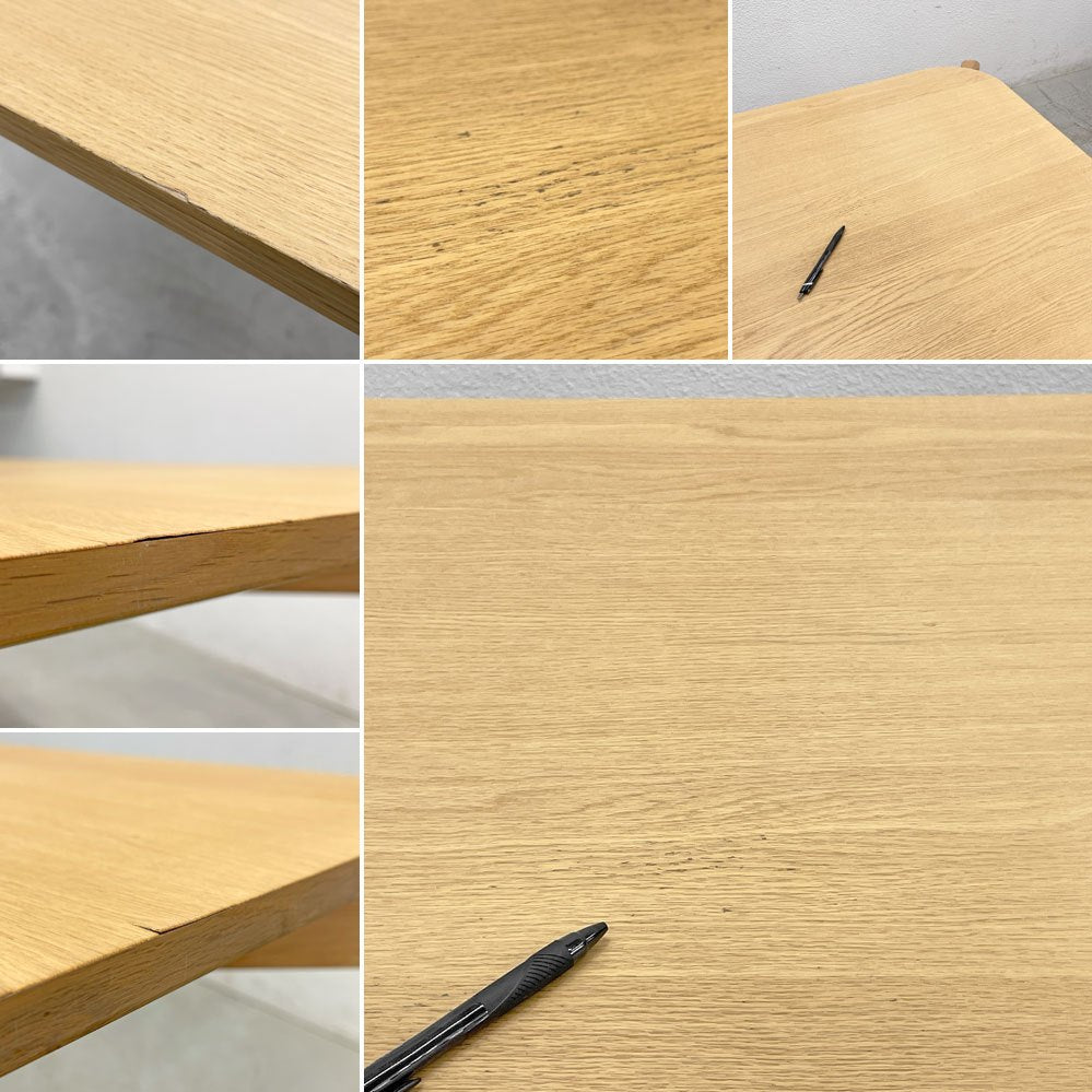 カリモクニュースタンダード Karimoku キャストール ダイニングテーブル CASTOR TABLE 150 国産ナラ材 ピュアオークカラー 定価145,200円 〓