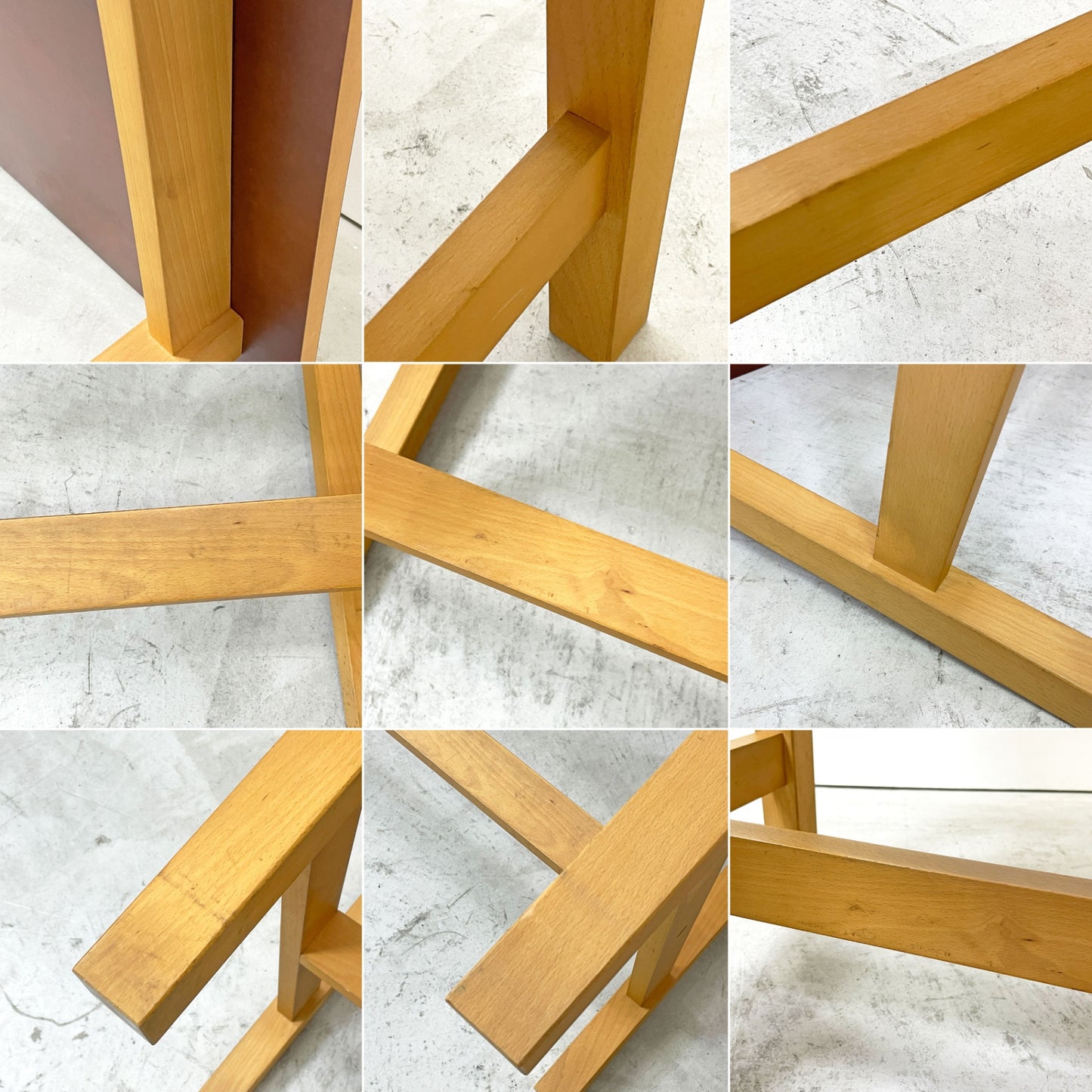 無印良品 MUJI ファイバーラミネート ワーキングテーブル W150cm アトリエテーブル 作業テーブル 廃番 ●