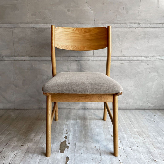 ウニコ unico シグネ SIGNE ダイニングチェア アッシュ材 グレーファブリック ナチュラル 北欧スタイル ♪