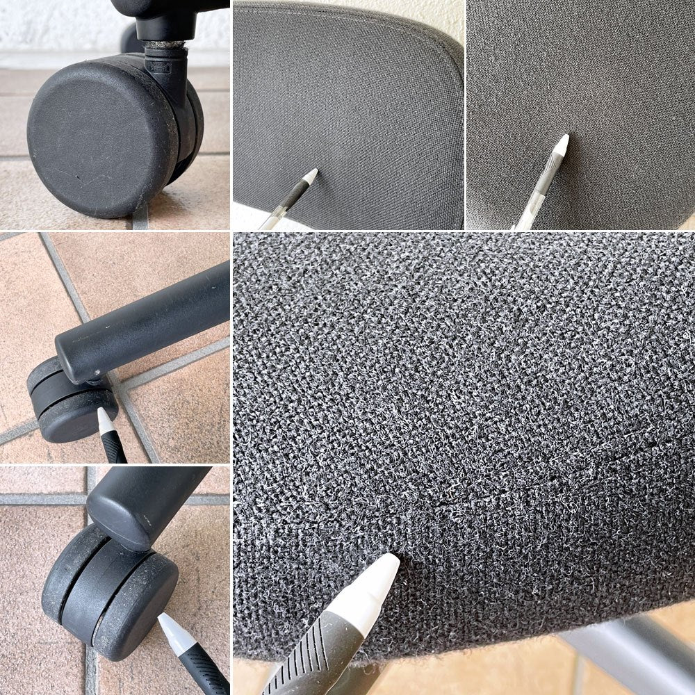 ヴィトラ Vitra オールスター Allstar オフィスチェア デスクチェア ブラック×ホワイト コンスタンチン・グルチッチ 定価¥139,700- ◇