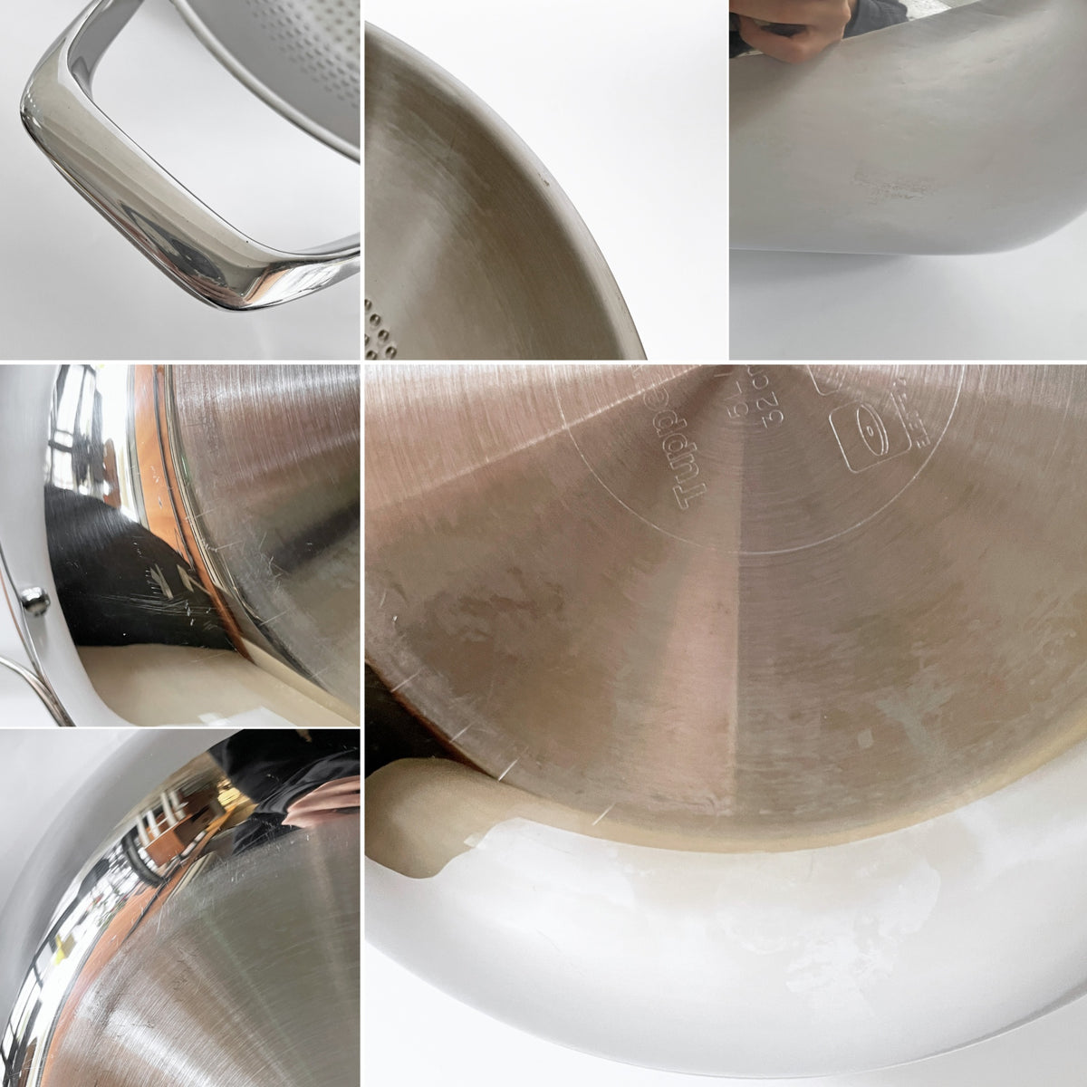 タッパーウェア Tupperware マストロクックウェア Mastro Cookware ウォック 32cm フライパン 5L 片手鍋 サイドハンドル付 ガラス蓋付 アメリカ ■