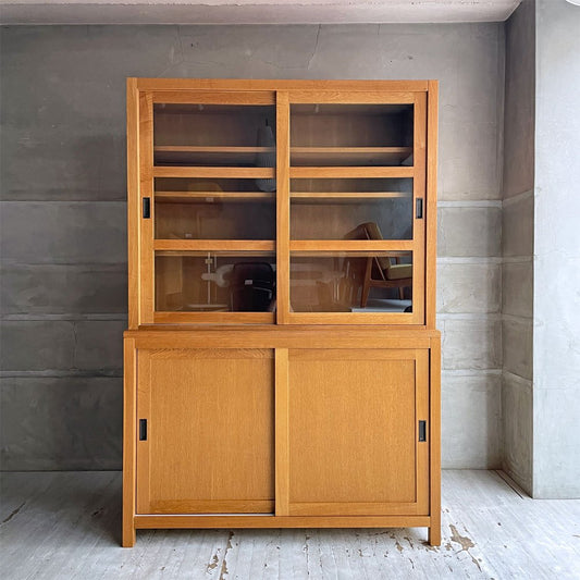 クラッシュゲート CRASH GATE イージーライフ Easy Life テストキャビネット TEST CABINET 食器棚 カップボード ナラ無垢材 廃番 ♪