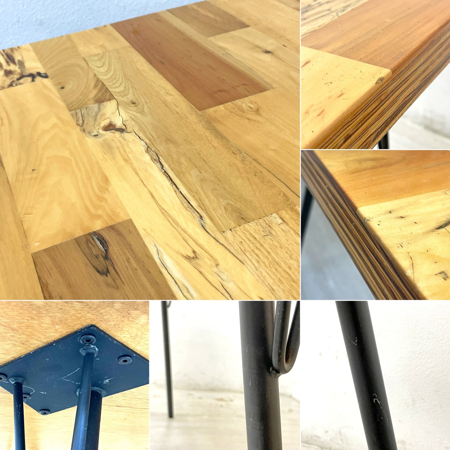 アクメファニチャー ACME Furniture ドリフトウッド ダイニングテーブル DRIFTWOOD DINING TABLE W130cm インダストリアル●