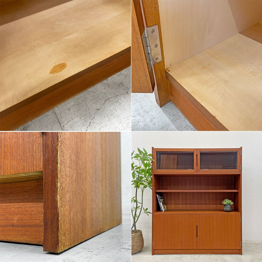 ジャパンビンテージ Japan Vintage チーク材 ブックケース BookCase リビングボード 本棚 収納家具 オーダー家具 〓