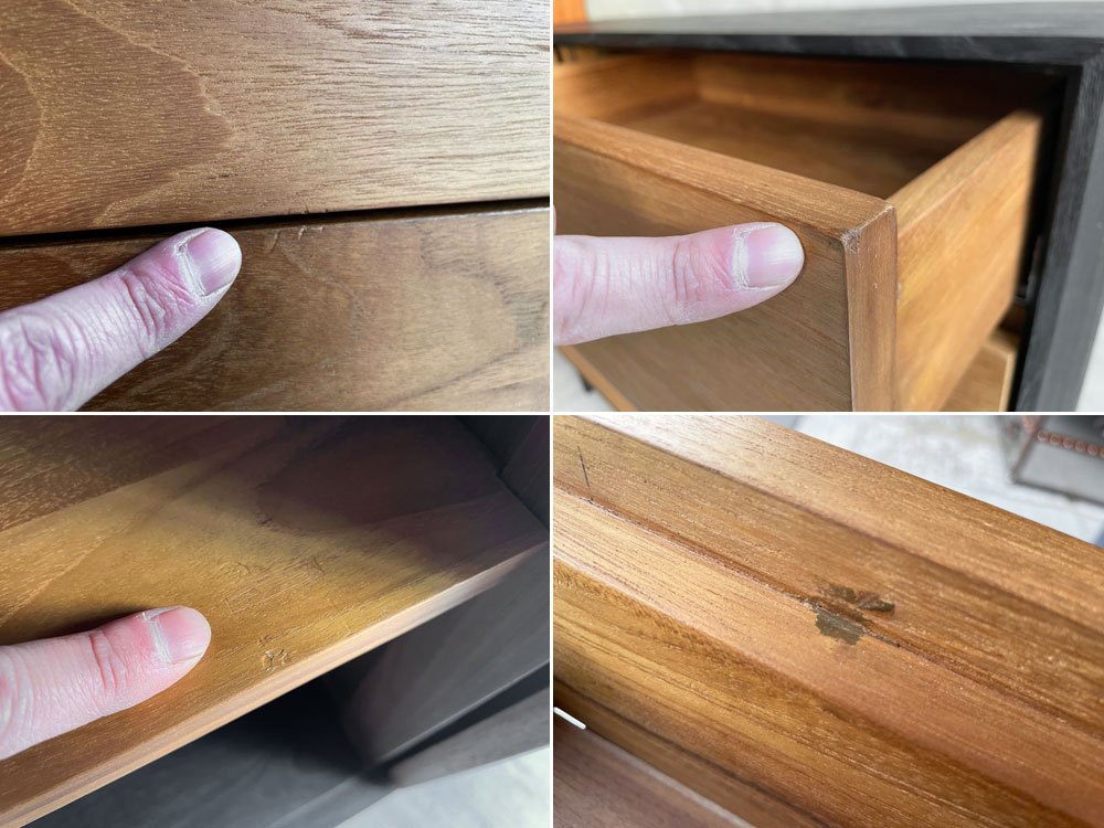 ダリールズ Dareels ニュージオックス ウッド NEW GEOX WOOD 120 サイドボード チーク材 アスプルンド取扱い 定価¥261,800- ♪