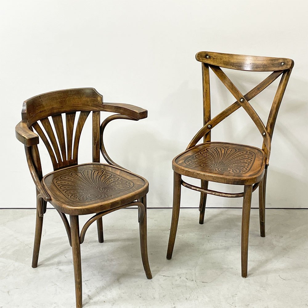 トン TON クロスバック ベントウッドチェア CrossBack Bentwood chair ダイニングチェア 曲木椅子 ビーチ材 チェコ製 ●