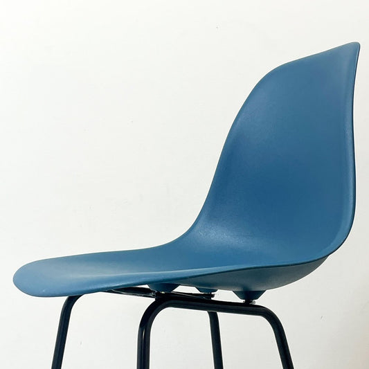 ハーマンミラー Herman Miller イームズプラスチックシェルスツール バーハイトスツール H115.5cm ポリプロピレン製 ブルー ミッドセンチュリー A ●