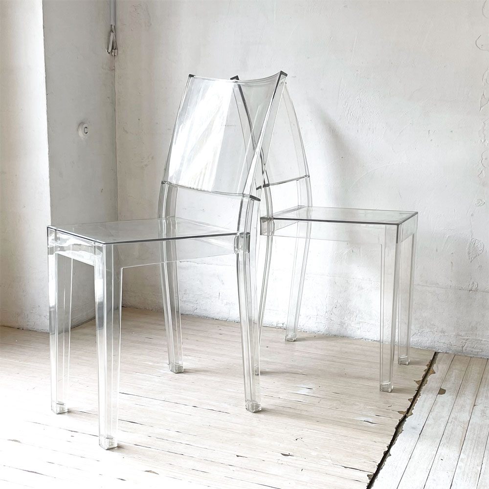 カルテル Kartell ラ マリー La Marie ダイニングチェア スタッキングチェア クリスタル ポリカーボネート フィリップ・スタルク Philippe Starck イタリア ★