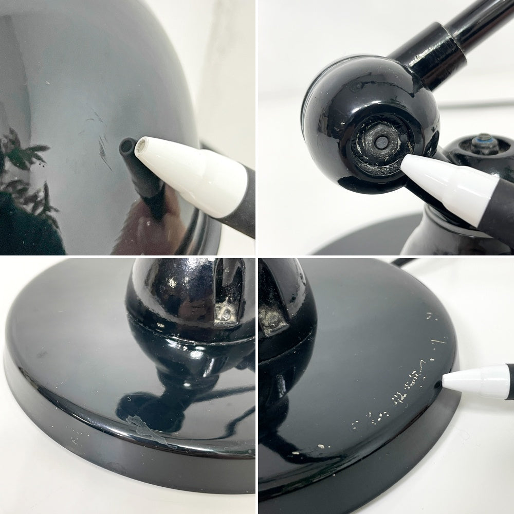 ジェルデ JIELDE 333 シグナル デスクランプ SIGNAL DESK LAMP 2本アーム式卓上ランプ 作業用ライト 工業デザイン ブラック ●