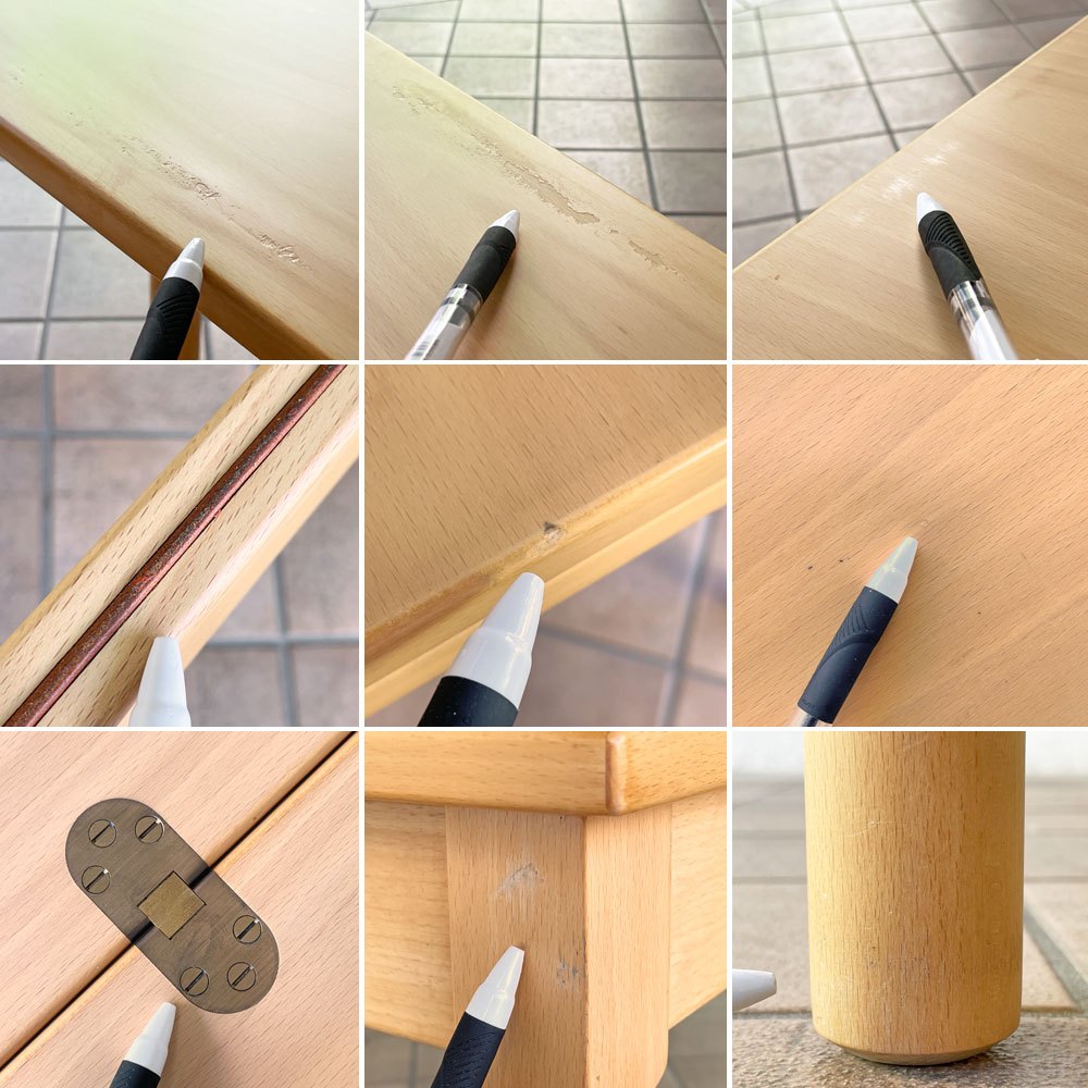 フリッツハンセン Fritz Hansen model4500 コーヒーテーブル 伸長式 ビーチ材 H60cm ボーエモーエンセン デンマーク ◇