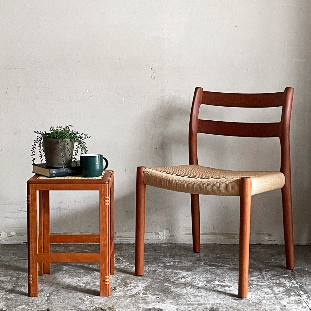 平山日用品店 パトル スツール patol stool スタンダード 籐張りスツール フォールディング 折り畳み ヤマザクラ無垢材 定価:¥82,500- ■