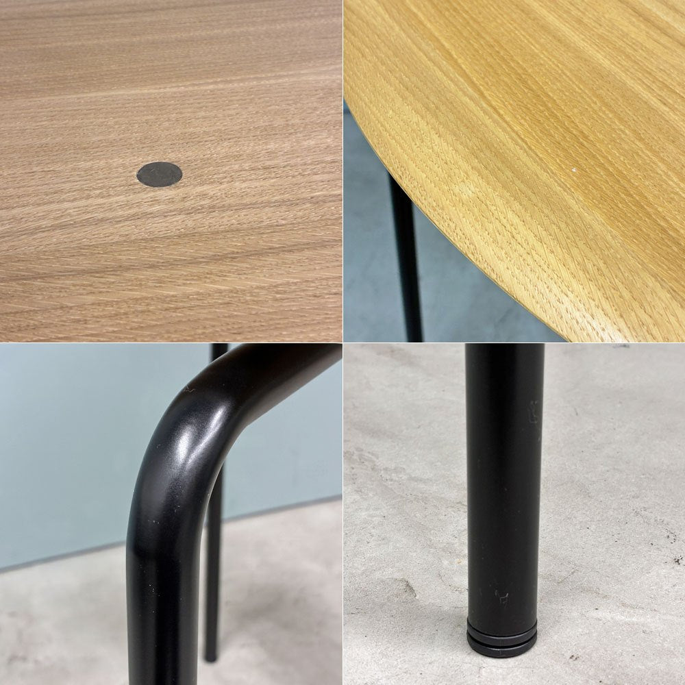 エンゲルブレヒト Engelbrechts ケヴィ KEVI 2010 ダイニングテーブル オーク材 プライウッド カフェテーブル 70cm 未使用品 ◎