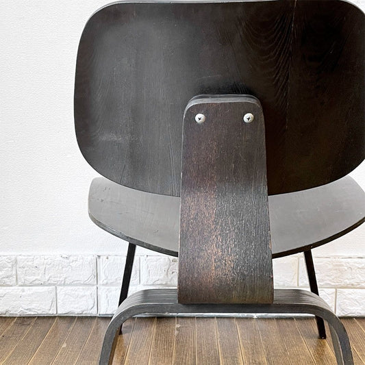 ハーマンミラー Herman Miller プライウッドラウンジチェア LCW ウッドレッグ 楕円形マウント 1950s ビンテージ C&R イームズ ミッドセンチュリー ◎
