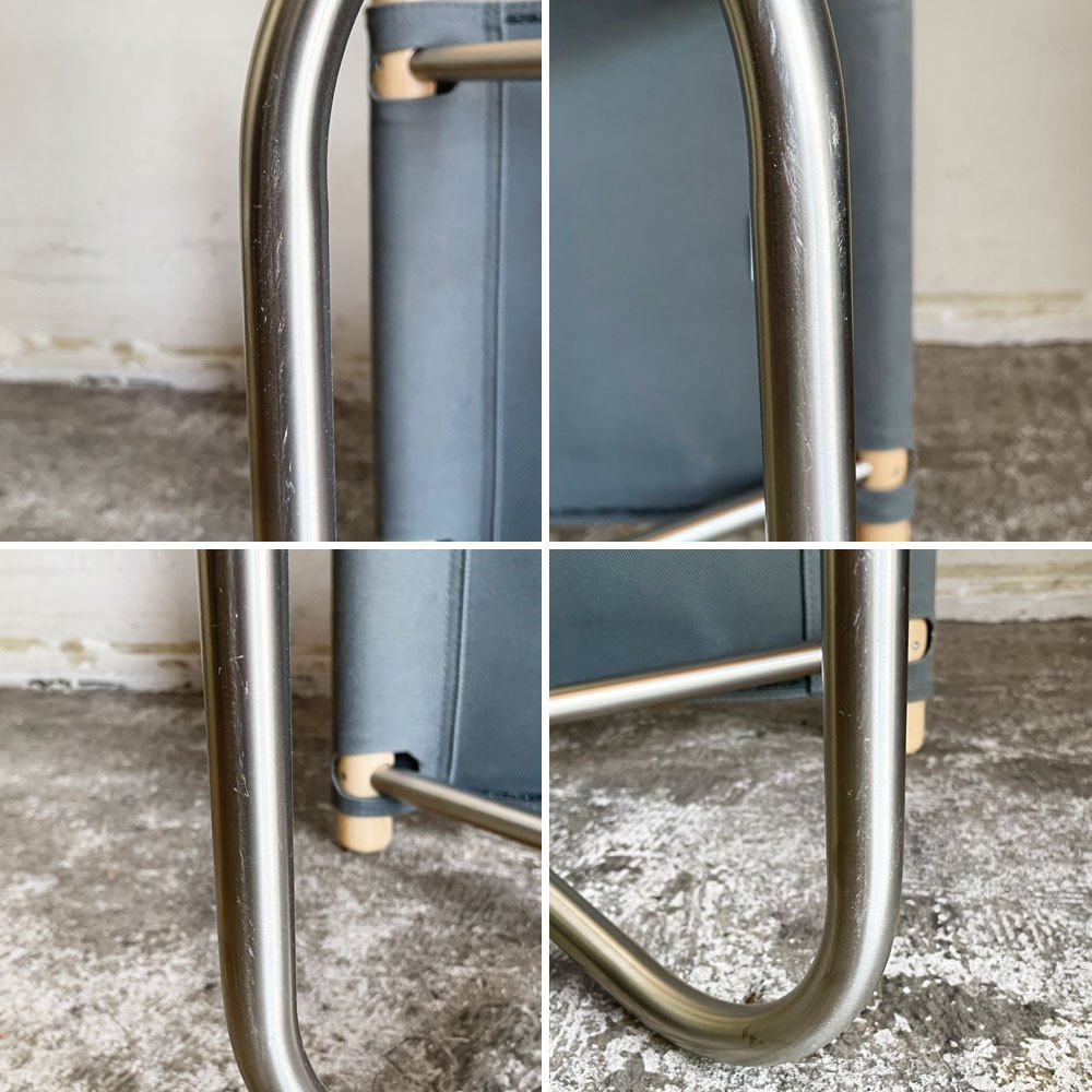 ニーチェア エックス NY chair X オットマン スツール ナチュラル×グレー ビーチ材 フォールディング 藤栄 新居猛 MoMA 定価¥35,200- ■