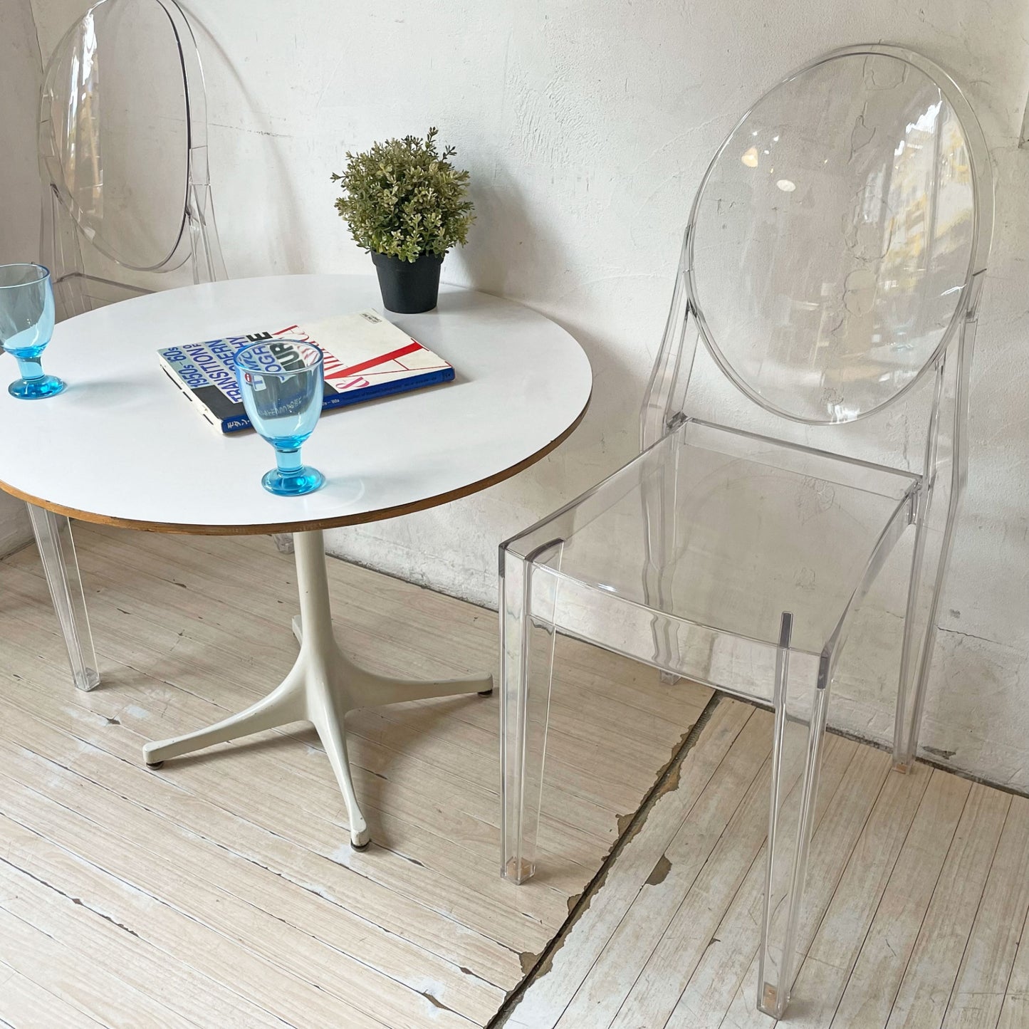 カルテル Kartell ビクトリアゴースト VICTORIA GHOST クリスタル ダイニングチェア フィリップ・スタルク Philippe Starck イタリア A ★