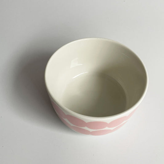 マリメッコ marimekko シイルトラプータルハ SIIRTOLAPUUTARHA ボウル ピンクドット w9.5×h5.7cm 250ml A ♪