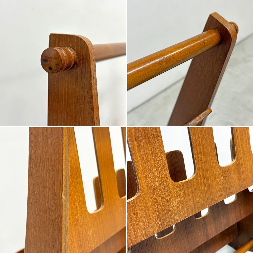 サイトーウッド SAITO WOOD チーク材 スリッパラック 4×3 プライウッド ビンテージ 北欧スタイル ●