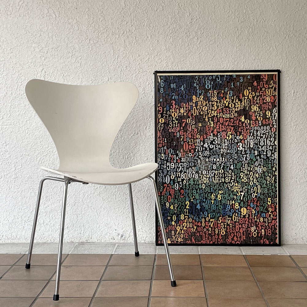 オリベッティ olivetti グラフィックポスター ジョバンニ・ピントーリ Giovanni Pintori フレーム付き 計算機 パンフレット表紙 ◇