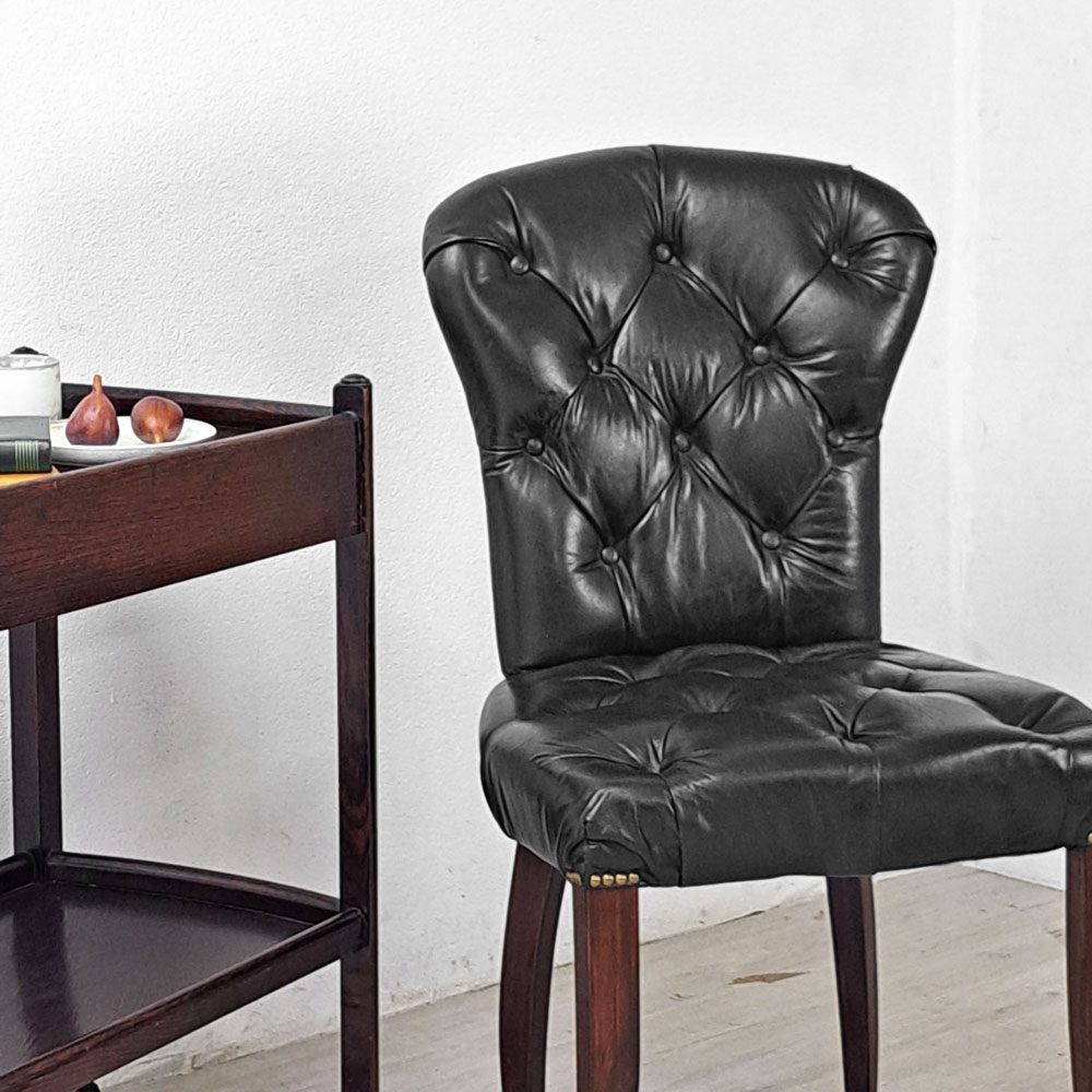 ハロ HALO チェスターチェア Chester chair ダイニングチェア オールドグローブエスプレッソ Old Glove Espresso 本革 ビンテージ加工 アスプルンド取扱い ●