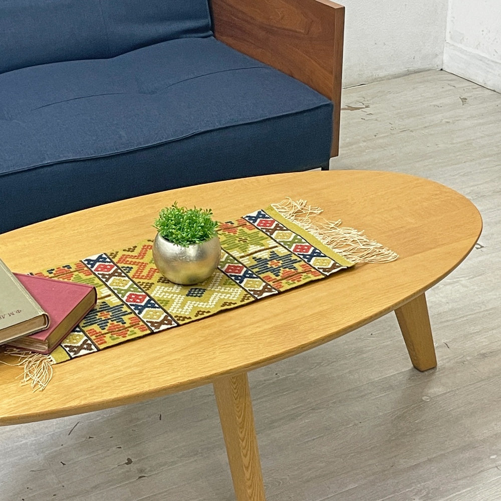 柏木工 KASHIWA 飛騨家具 ソフィー Sophie ローテーブル コーヒーテーブル リビング オーバル オーク無垢材 ナチュラル ●