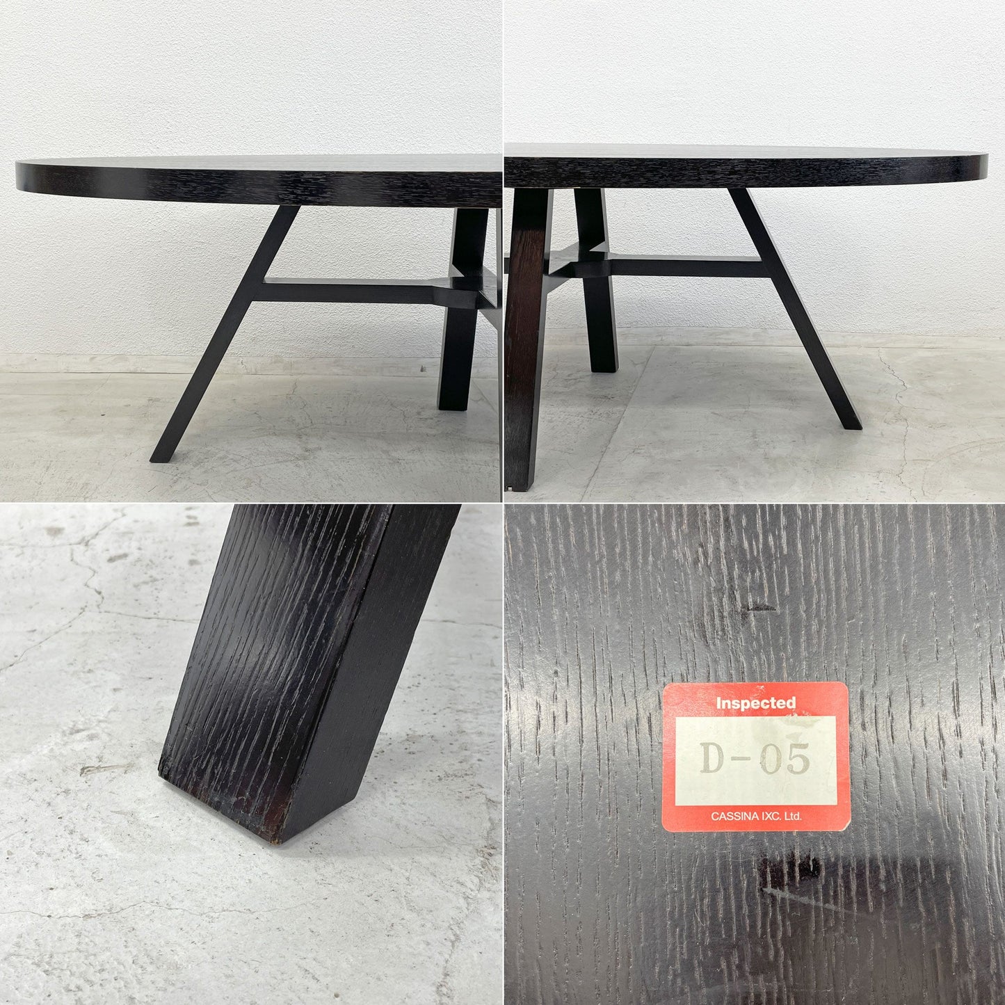 カッシーナイクスシー Cassina ixc. カトリーヌ・メミ CATHERINE MEMMI オーバル OVAL ダイニングテーブル 〓
