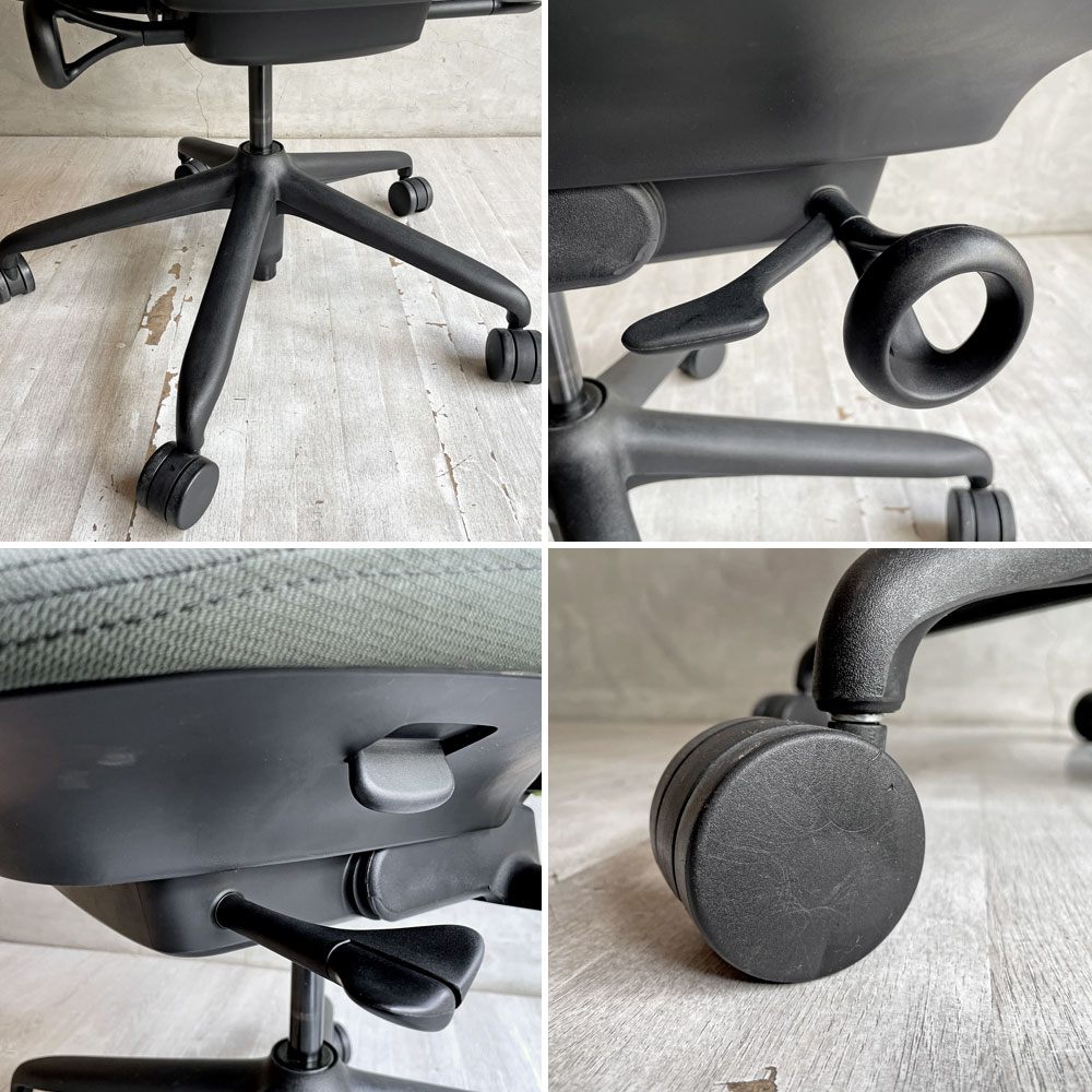 ハーマンミラー Hermanmiller セイルチェア SAYL CHAIR デスクチェア オフィスチェア アップルグリーン イヴ・ベアール♪