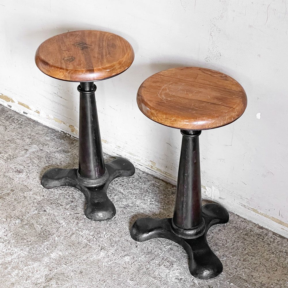 ジャーナルスタンダードファニチャー j.s.F ギデル GUIDEL アジャストスツール ADJUST STOOL インダストリアル ビンテージスタイル 廃番 A ■
