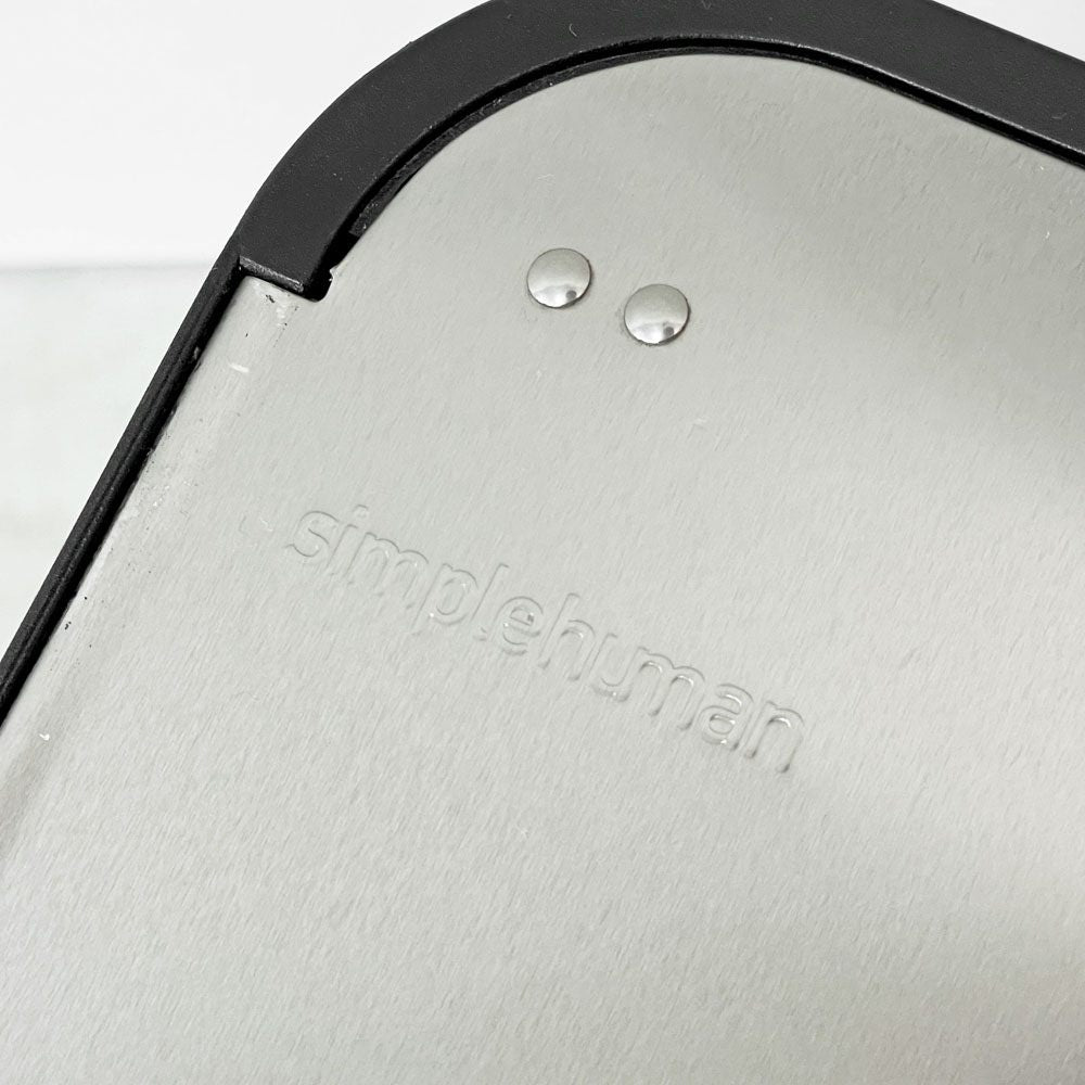 シンプルヒューマン Simple Human バタフライステップカン 30L ダストボックス ゴミ箱 ステンレス シルバー ●