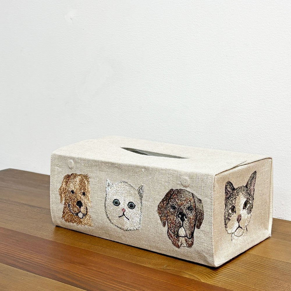 コーラルアンドタスク Coral & Tusk Dogs and Toys ティッシュボックス