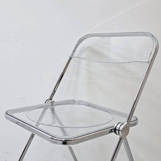 アノニマカステッリ ANONIMA CASTELLI プリアチェア PLIA チェア クリア クロームフレーム ジャンカルロ・ピレッティ イタリア ●