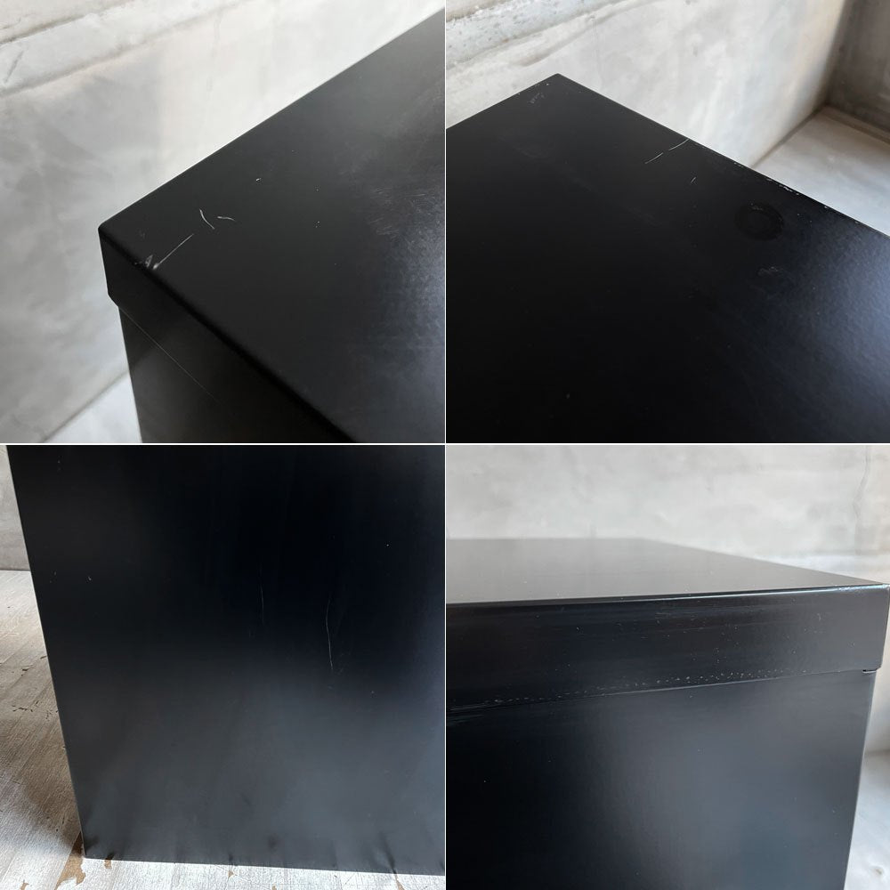 ビスレー BISLEY ベーシック BASICシリーズ BA3/10 A3 キャビネット デスクワゴン 抽斗10杯 ブラック オフィス家具 英国 ♪