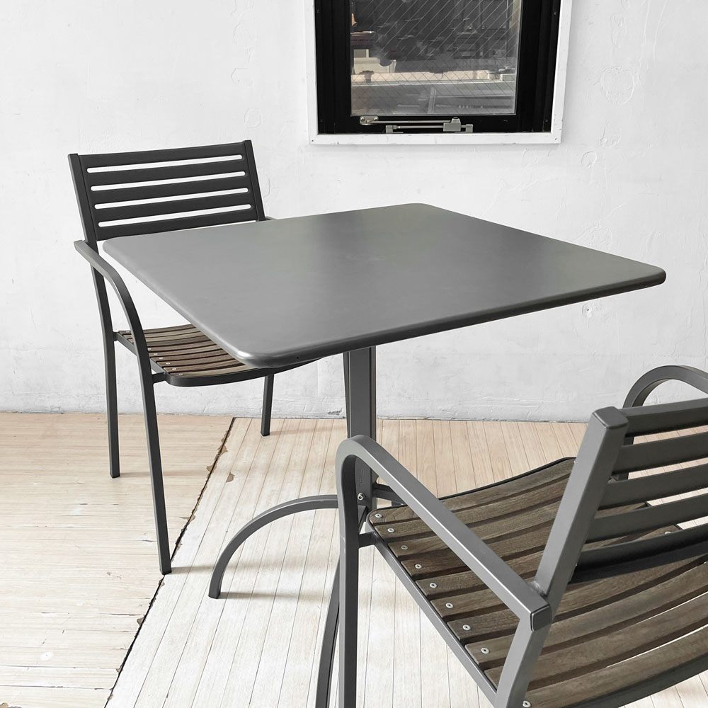 エミュー emu クラシックコレクション セーニョ SEGNO フォールディングテーブル スクエア スチール製 折り畳み イタリア 参考定価 : ¥50,600- ★